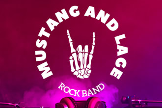 design a logo for a hiphop dj band