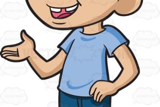 record a high quality US boy animation voiceover