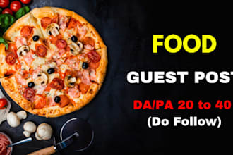 do guest posts in food niche