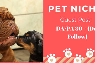 do guest posts in pet niche