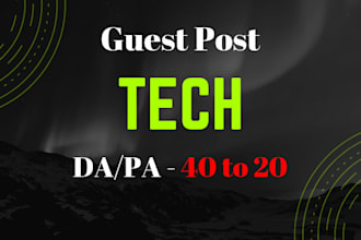 do guest posts in tech niche