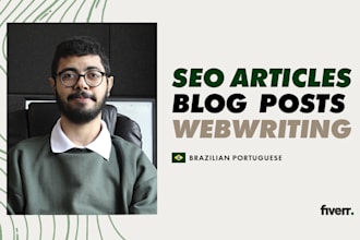 write an SEO article or blog post in brazilian portuguese