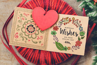 design an outstanding greeting and birthday card in 24hours