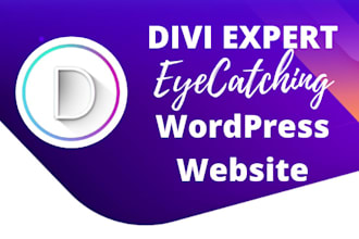 be your divi expert builder for divi theme elegant website wordpress
