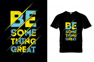 create marvelous, exclusive, stunning custom t shirt design