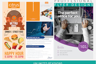 do event flyer or business flyer design