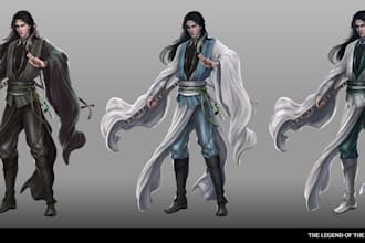 create fantasy character design