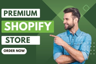 create automated shopify dropshipping store, shopify website