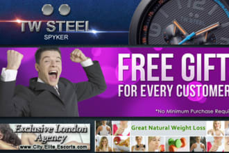 design a professional header or banner