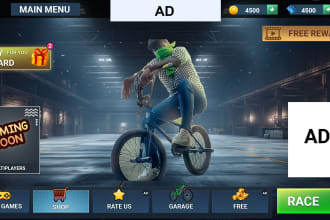 design  UI, gui, hud for your game