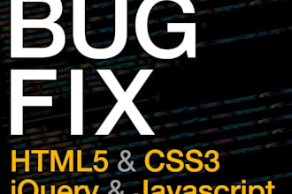 do css,html,javascript and php bug fixing