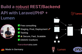 build a rest API using laravel, lumen or slim in php