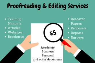 proofread and edit your document