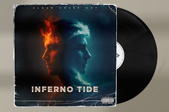 design attractive album cover,album arts