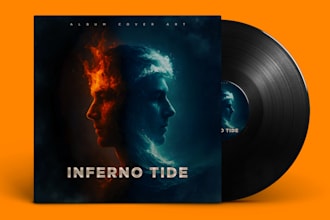 design attractive album cover,album arts