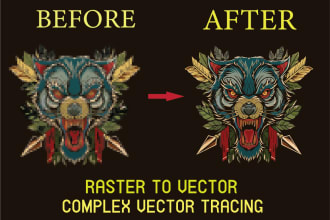 redraw, vectorize image to vector, convert logo to vector tracing, dxf, svg, ai