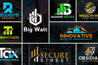 do best financial accounting investment consulting marketing logo