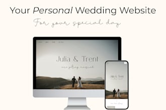 build your beautiful wedding website