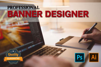 design web banner, ads, social media cover