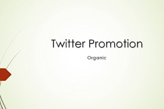 do twitter marketing and promotion with organic growth