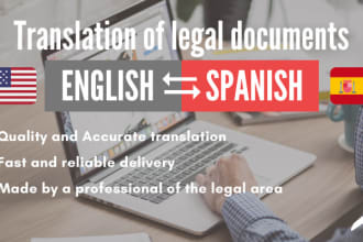 translate legal documents from english to spanish