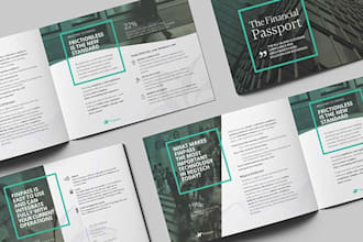design a professional, print ready brochure