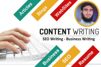 be your SEO articles and blogs writer