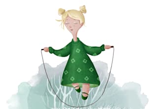 create a cute character for children book