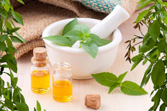 write product descriptions for essential oils and herbs