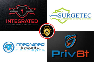 design a modern crypto security and technology and tech logo