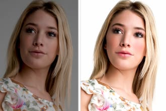 headshot retouching and editing