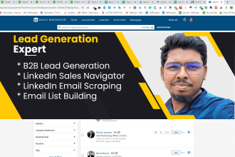 do b2b lead generation and email list building