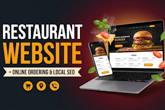 build professional restaurant website with online ordering and local SEO