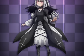 draw any character or fanart in anime style
