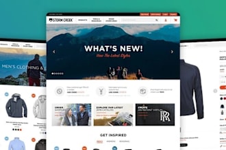 create ecommerce website,bigcommerce,woocommerce website or online store