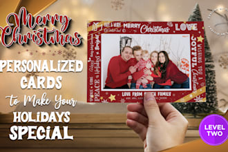 create custom christmas cards and greeting cards