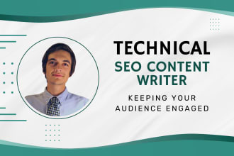 be your technical SEO content writer