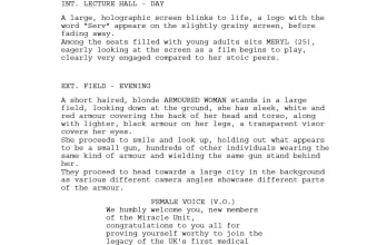 write film format scripts for you