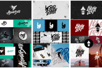create a premium hand lettering design or typography logo