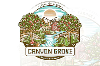 create 3 hand drawn logo design for your business