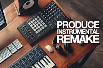 produce an instrumental remake or backing track for a cover
