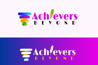design school, university, education logo in 24 hours