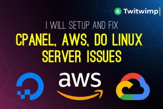 setup and fix cpanel, aws, digitalocean linux server issues