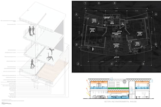 draw, design or post produce professional cad drawings