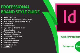do logo design with brand style guides