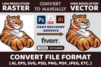 vector trace your pixelated logo,png,jpg manually and perfectly