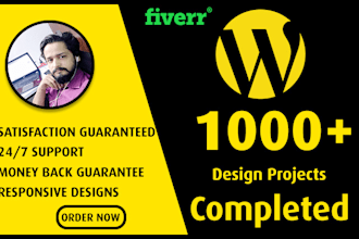 create a premium elegant website, wordpress website design