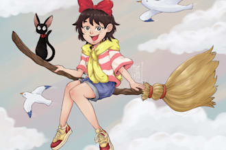 draw any cartoon llustration