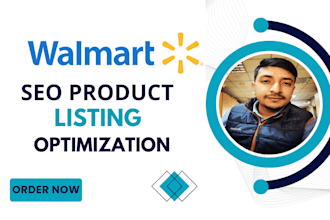 do seo walmart product listings and optimization