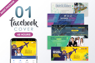 create professional facebook cover and ads